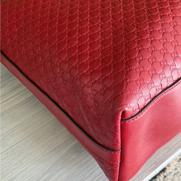 Gucci pre owned Microguccissima dark red  hobo - Picture 14 of 14